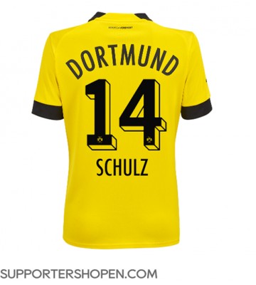Borussia Dortmund Nico Schulz #14 Hemma Matchtröja Dam 2022-23 Kortärmad